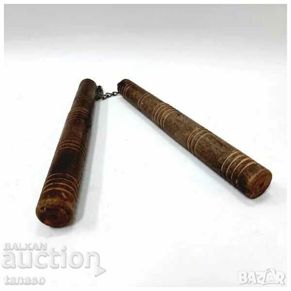 Delivery of Old Wooden Nunchaku(13.3) Delivery of Old Wooden Nunchaku(13.3)