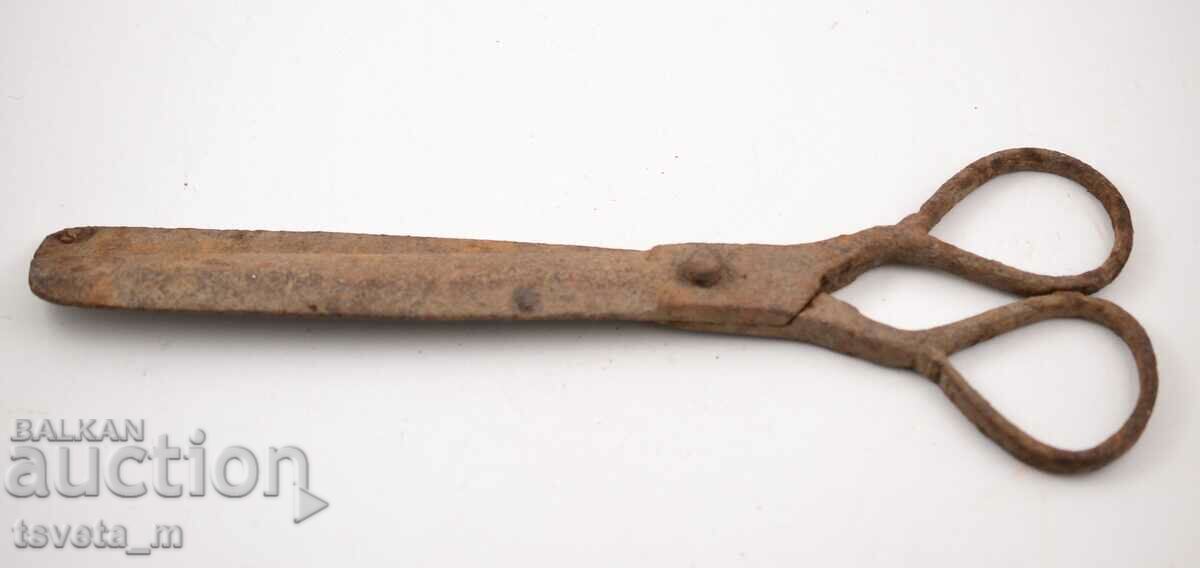 Старинна ножица, ковано желязо