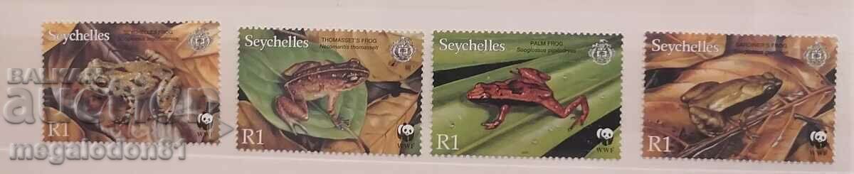 Seychelles - fauna WWF, tropical frogs