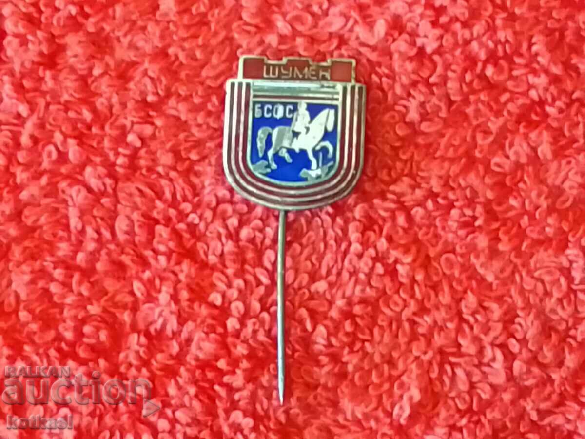 Delivery of Old social badge pin Shumen BSFS