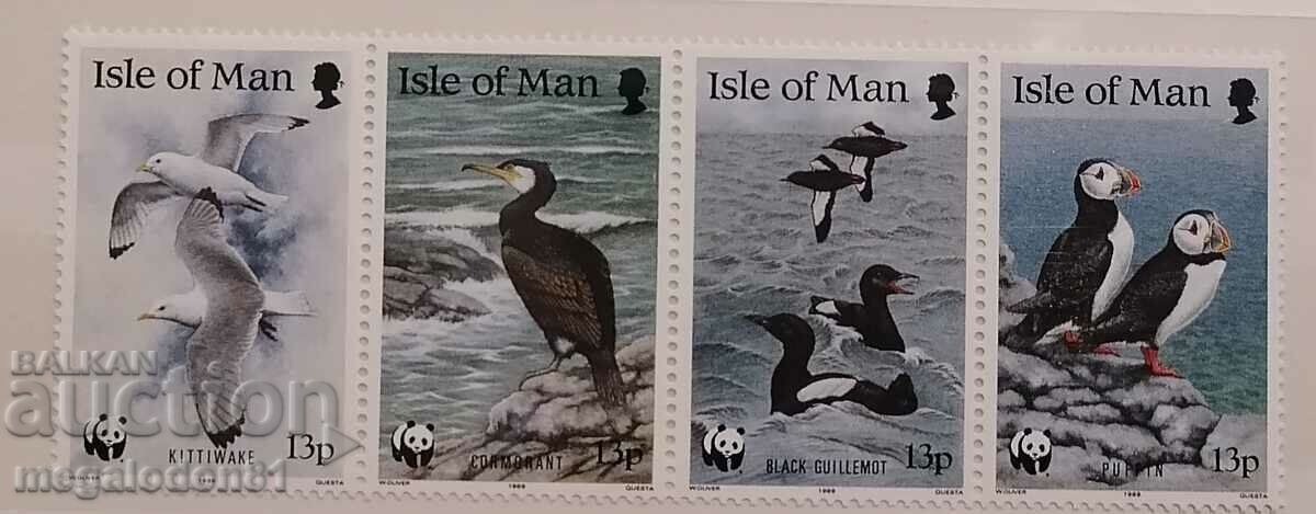 Ман о-в (Великобритания) - фауна WWF, морски птици