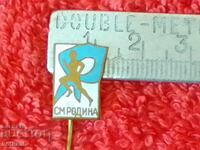 Veche insignă metal socială pin email SM RODINA