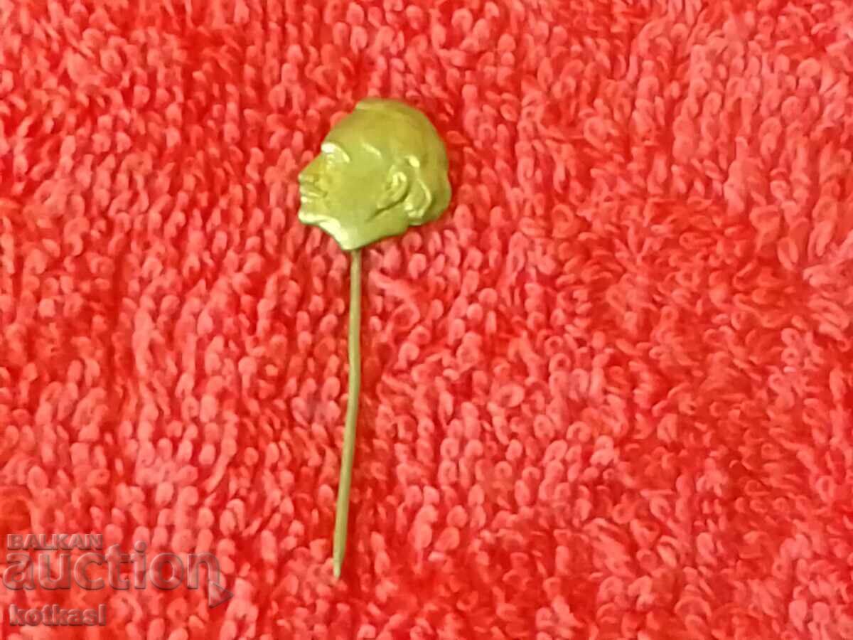 Delivery of Old social metal badge pin Georgi Dimitrov Delivery of Old social metal badge pin Georgi Dimitrov