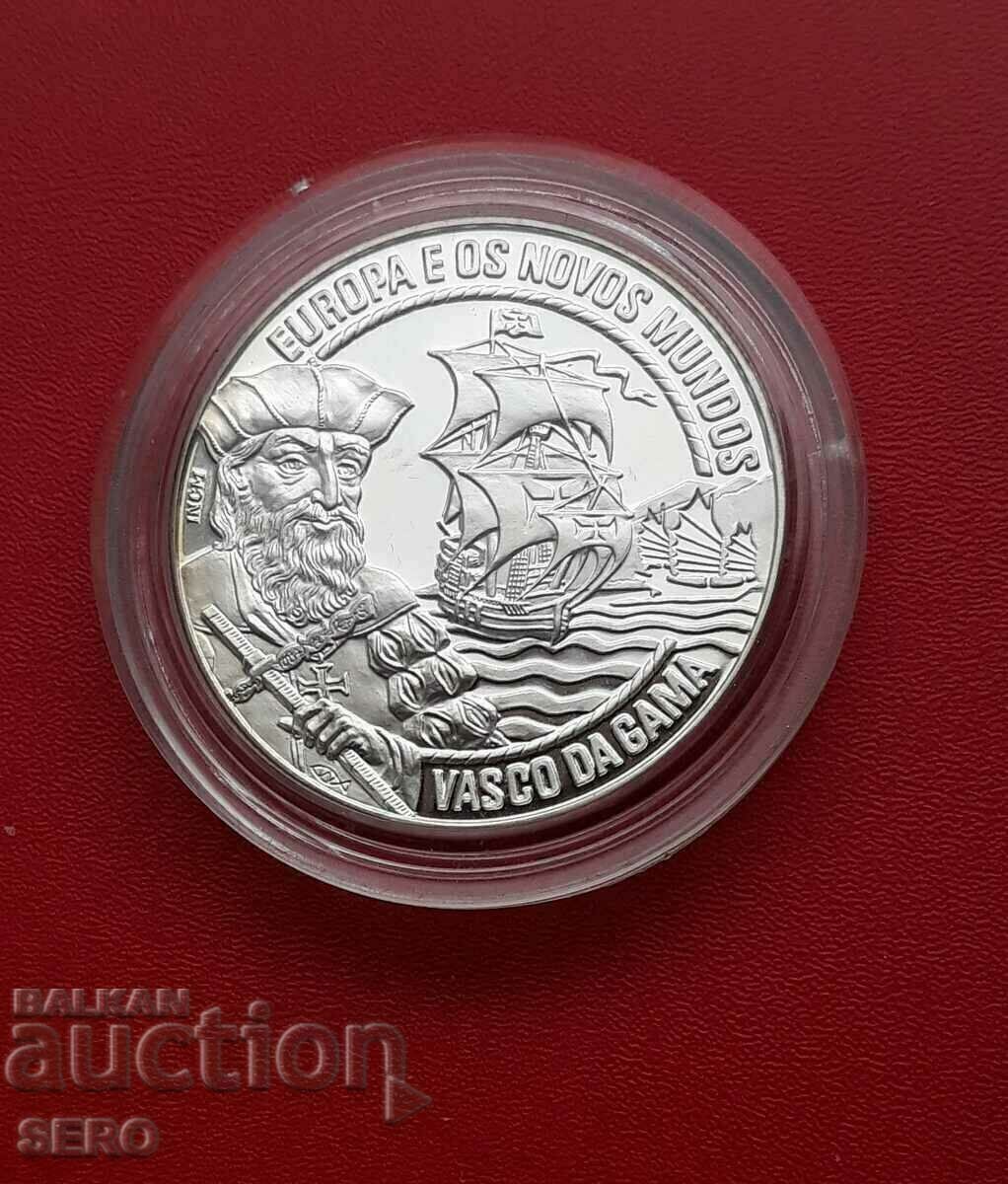 Portugal-25 ECU 1995-silver and rare-circulation 20 x. no.