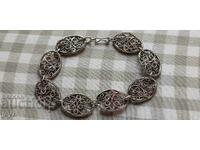 ANTIQUE SILVER FILIGREE BRACELET 9.90 g/ SAMPLE 900