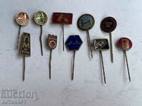 10 pieces of badges, signs of communist factories