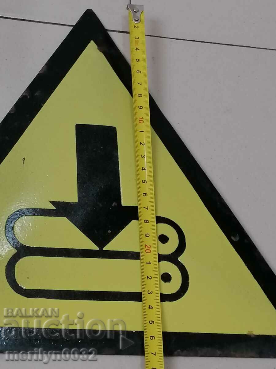 Auction Enamel social plate, NRB plate Auction Enamel social plate, NRB plate