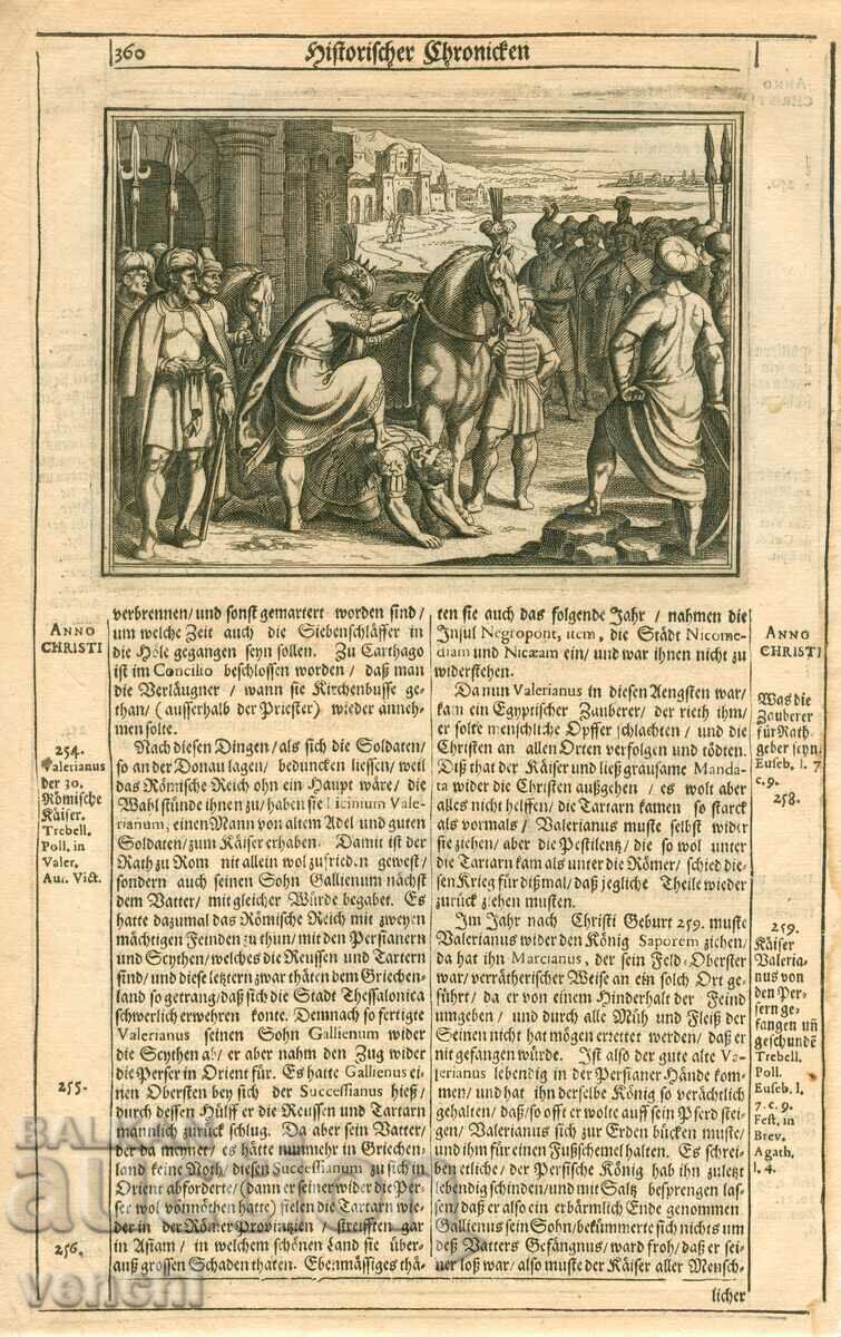 1630 - GRAVURA - CRONICA ISTORICA - ORIGINAL cu preț € 29.99 | 58.66 BGN 1630 - GRAVURA - CRONICA ISTORICA - ORIGINAL cu preț € 29.99 | 58.66 BGN
