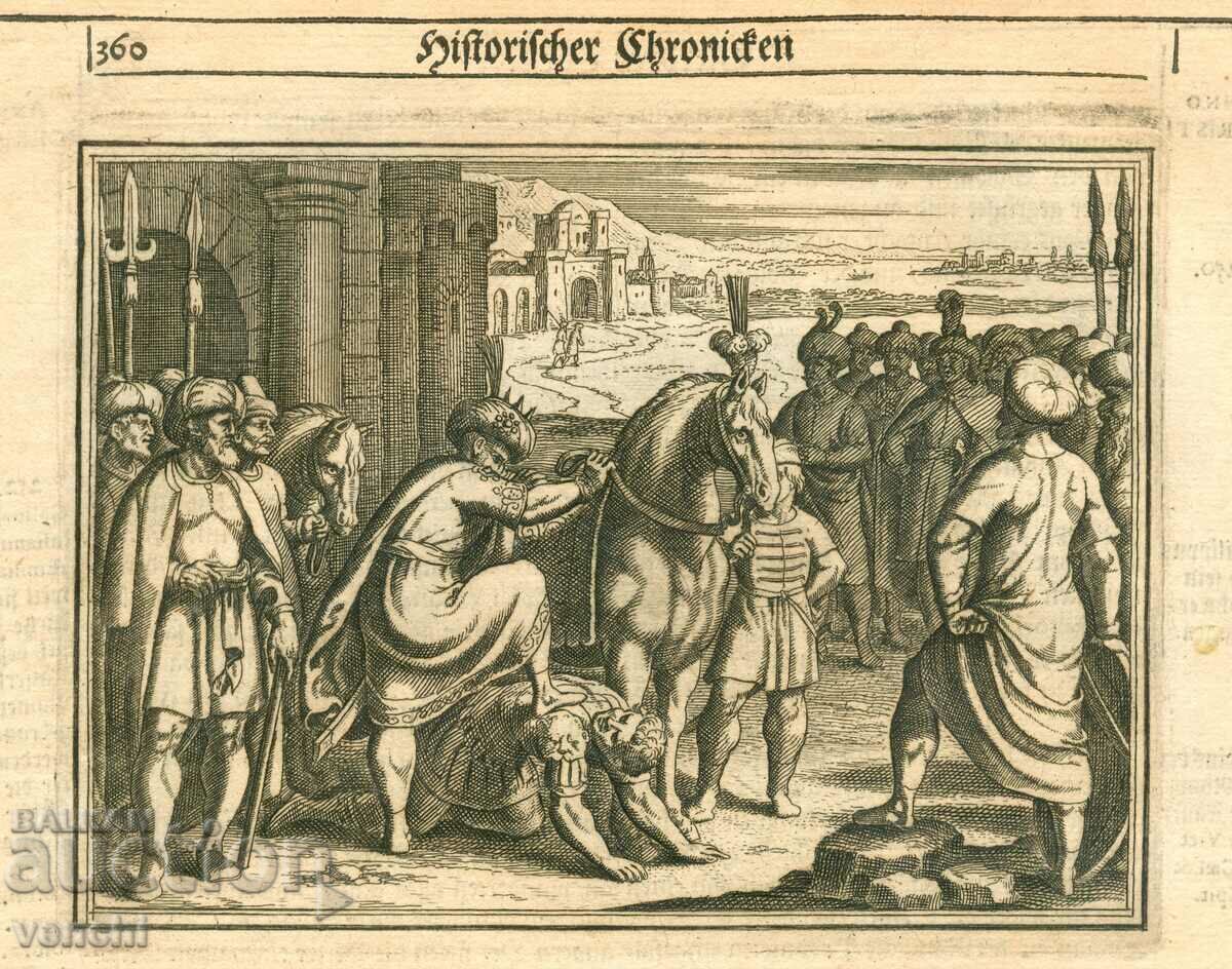 1630 - GRAVURA - CRONICA ISTORICA - ORIGINAL 1630 - GRAVURA - CRONICA ISTORICA - ORIGINAL