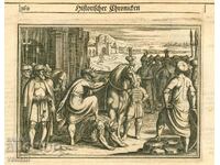 1630 - ГРАВЮРА - ИСТОРИЧЕСКА ХРОНИКА - ОРИГИНАЛ