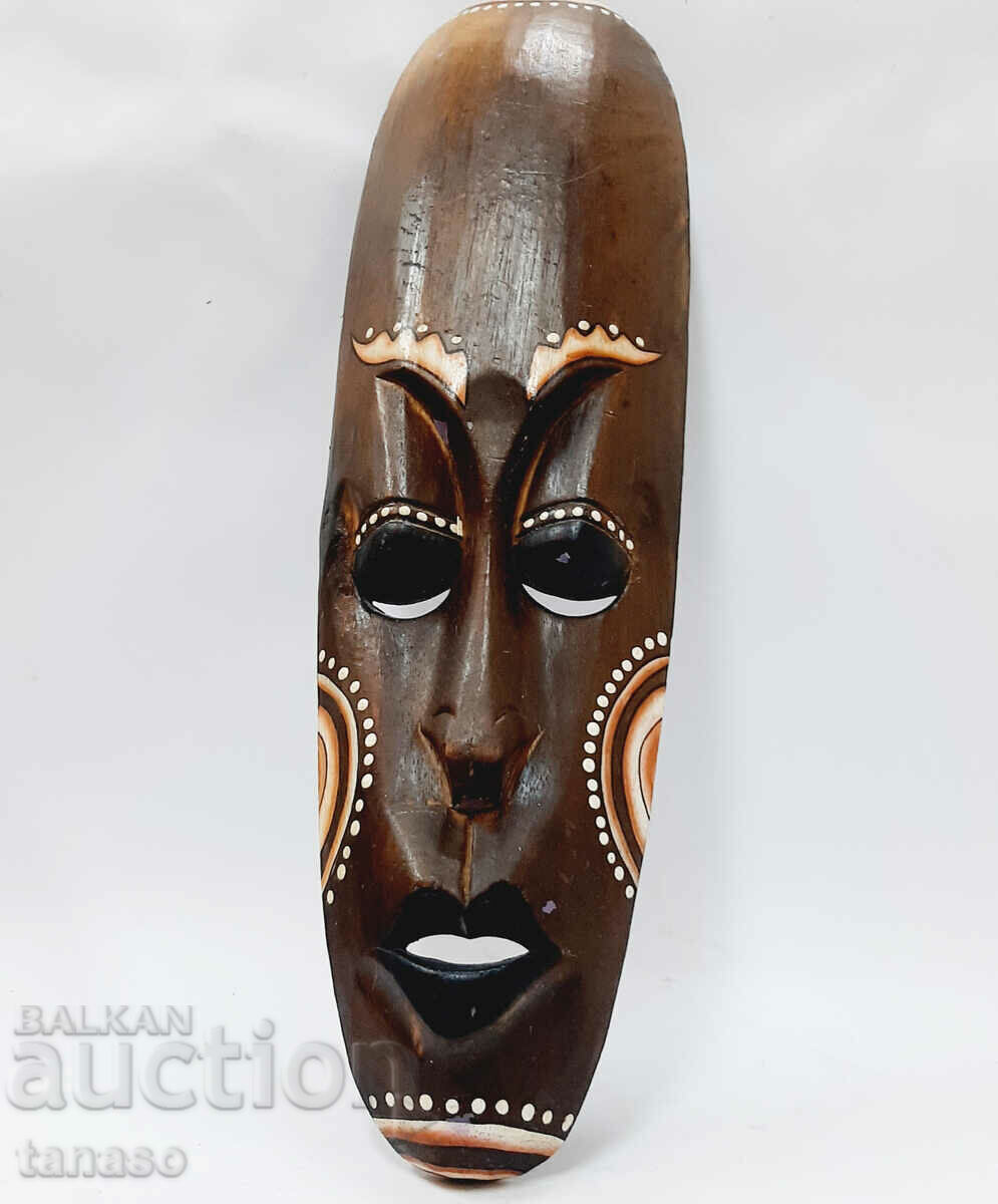 Wooden African Tribal Mask(14.2) with price 80.00 BGN | € 40.90 Wooden African Tribal Mask(14.2) with price 80.00 BGN | € 40.90