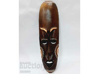 Mască tribală africană din lemn (14,2)