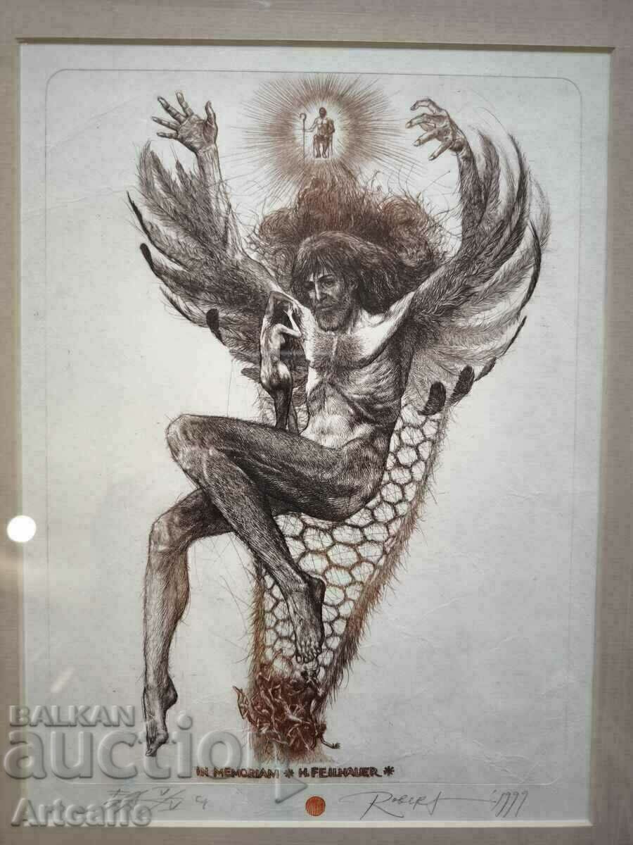 Robert Baramov-original graphic with new frame - 6 Robert Baramov-original graphic with new frame - 6