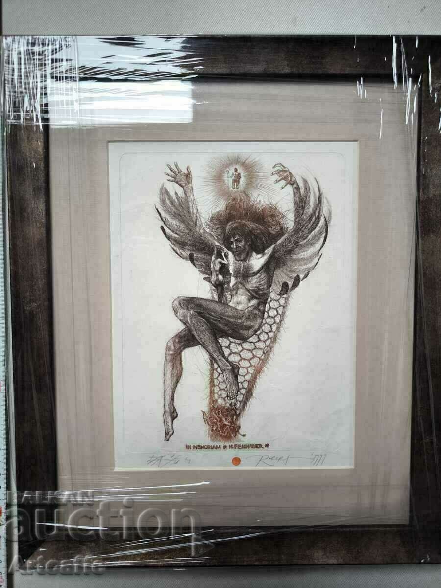 Robert Baramov-original graphic with new frame - 7 Robert Baramov-original graphic with new frame - 7