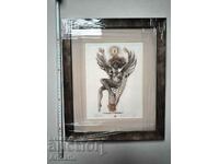 Robert Baramov-original graphic with new frame