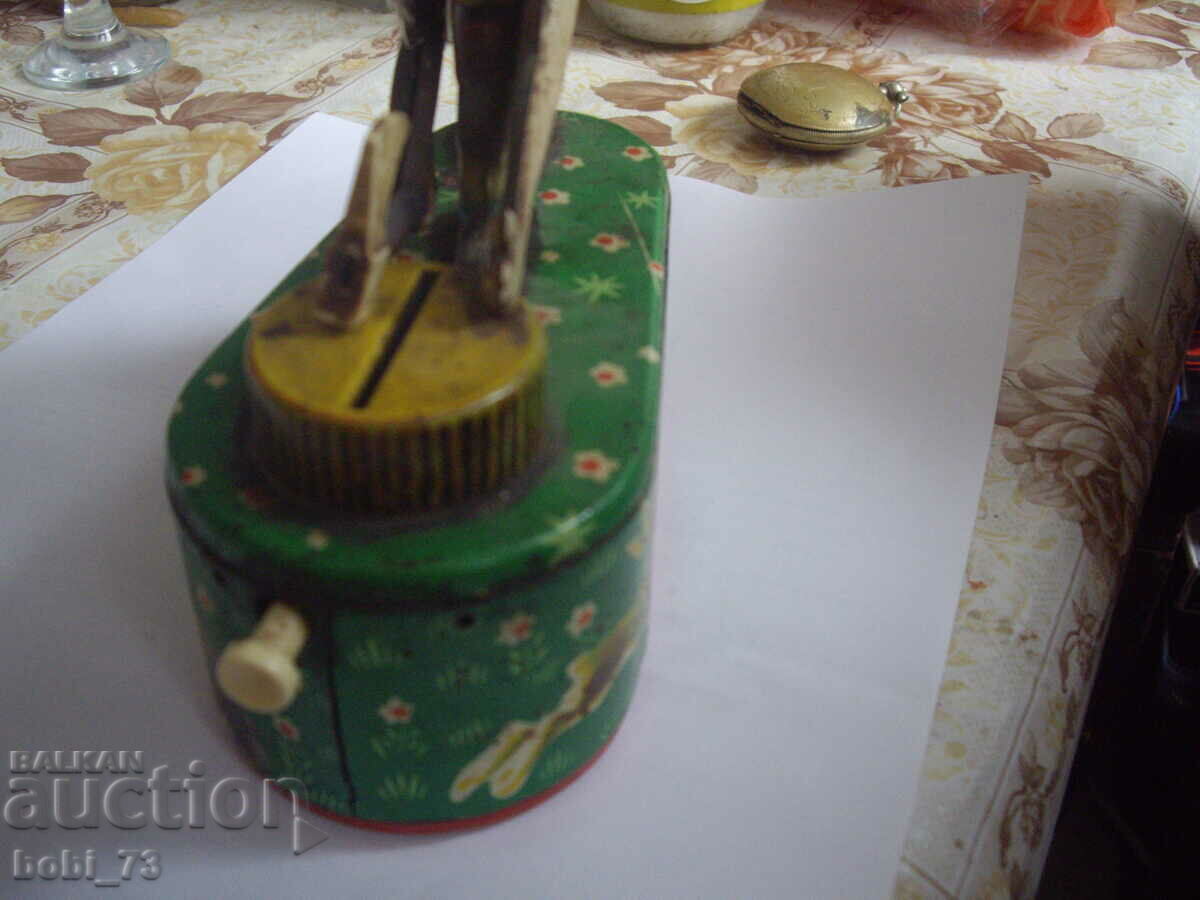 Old Russian tin toy money box. with price 30.00 BGN | € 15.34 Old Russian tin toy money box. with price 30.00 BGN | € 15.34