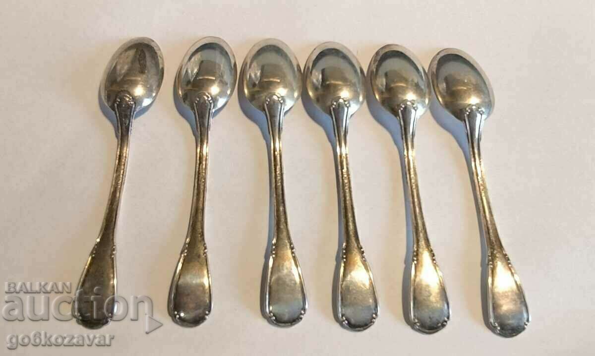 Delivery of Set of old silver spoons. Perfect collection!