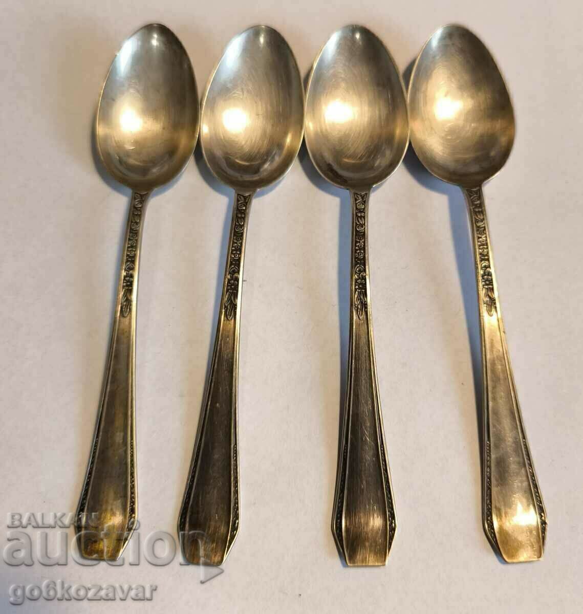 Auction Set of old silver spoons. Perfect collection! Auction Set of old silver spoons. Perfect collection!