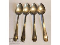 Set of old silver spoons. Perfect collection!