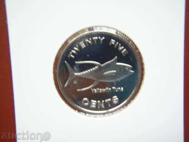 25 Cents 2012 Μικρονησία - Unc 25 Cents 2012 Μικρονησία - Unc