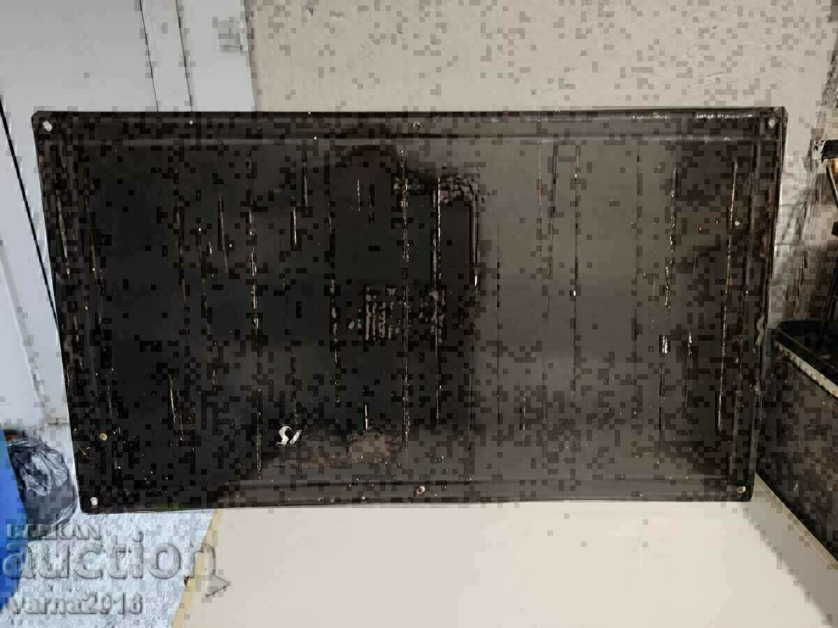 Rare ANTIQUE ENAMEL SIGN - RAILWAY - Garova with price 200.00 BGN | € 102.26