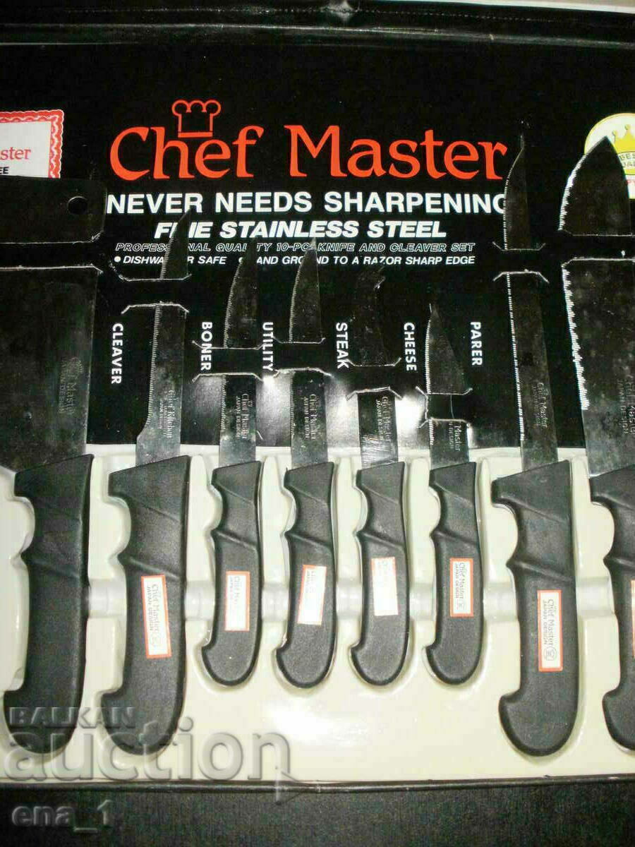 Set de 10 cuțite profesionale japoneze Chef Master - 6