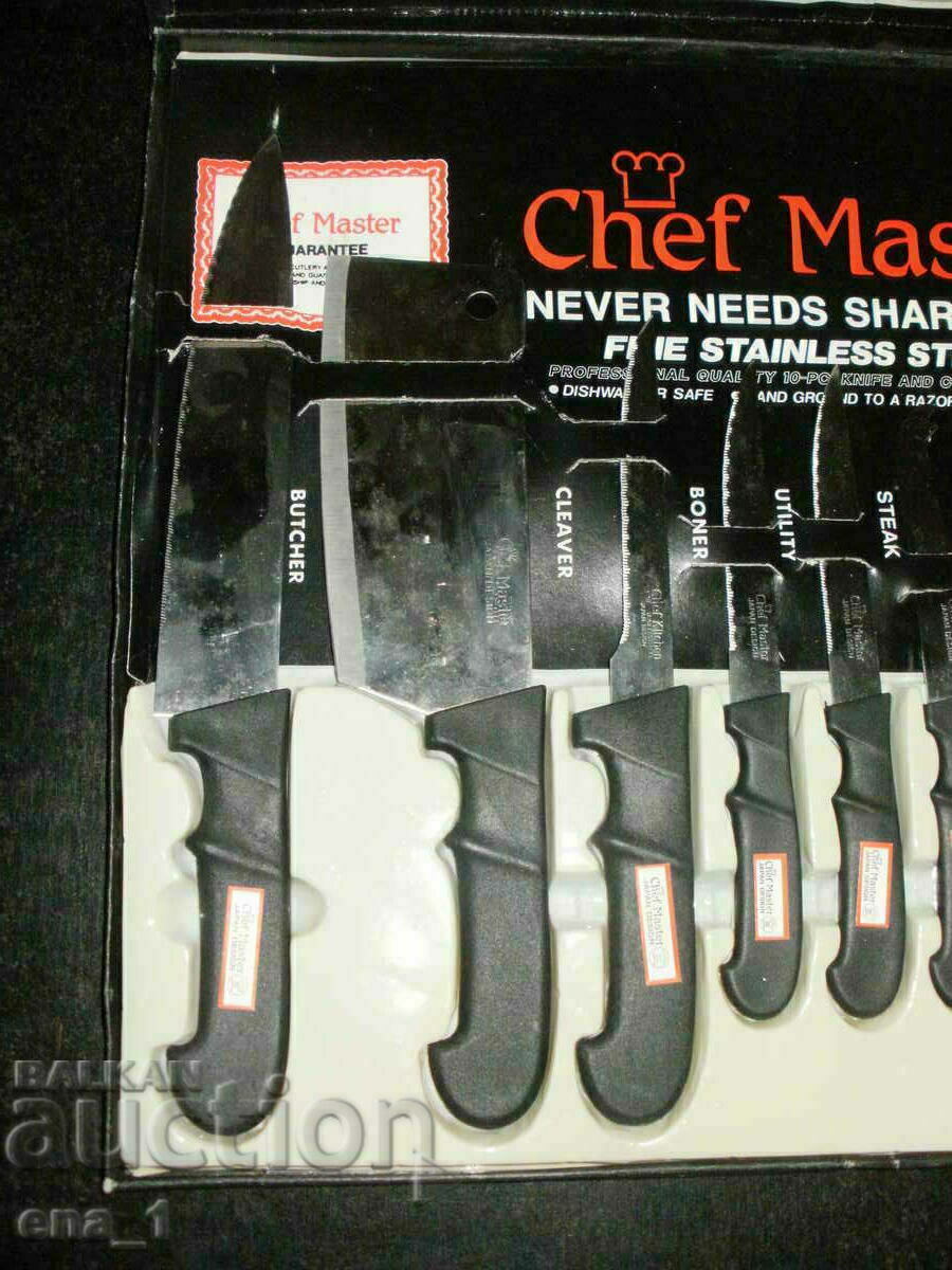 Set de 10 cuțite profesionale japoneze Chef Master - 7