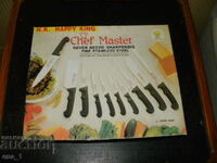 Комплект от 10 професионални японски ножове Chef Master