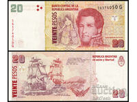 ❤️ ⭐ Argentina 2003 20 pesos UNC new ⭐ ❤️