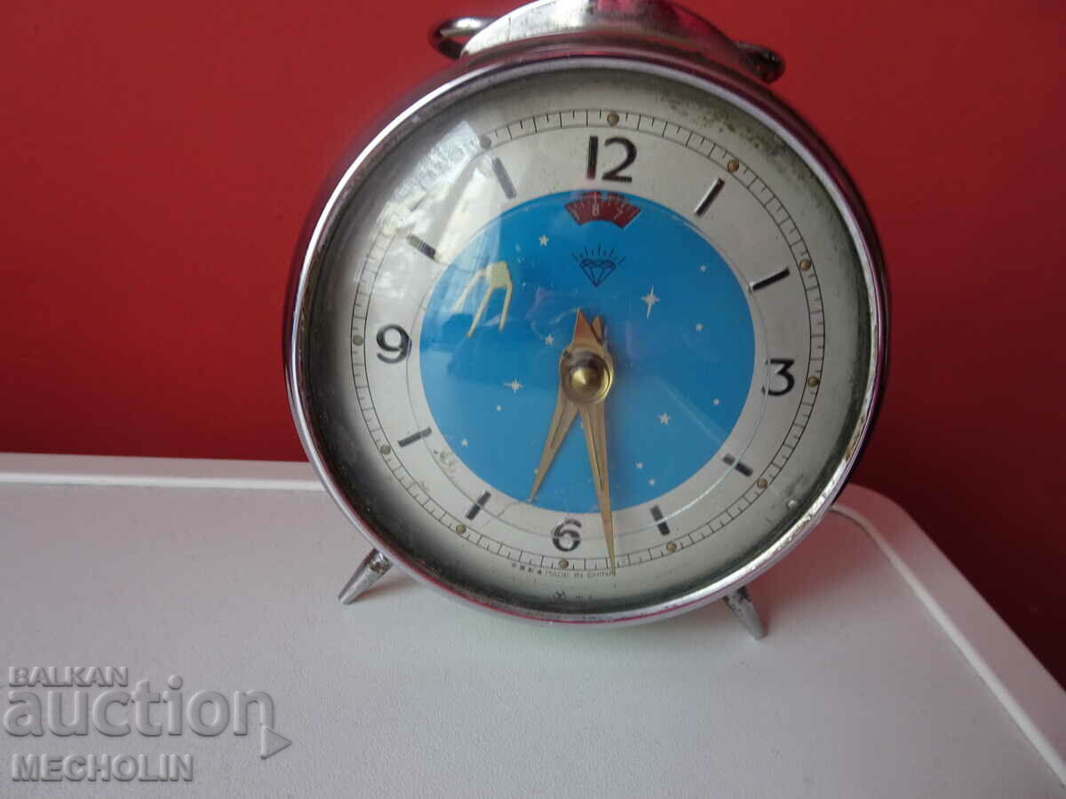 COLLECTIBLE CHINESE ALARM CLOCK 1970 WITH ROCKET 1 with price 40.00 BGN | € 20.45 COLLECTIBLE CHINESE ALARM CLOCK 1970 WITH ROCKET 1 with price 40.00 BGN | € 20.45