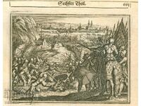 1630 - ГРАВЮРА - ИСТОРИЧЕСКА ХРОНИКА - ОРИГИНАЛ