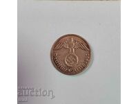 Γερμανία Ράιχ 2 Pfennig 1937 'D' - Μόναχο