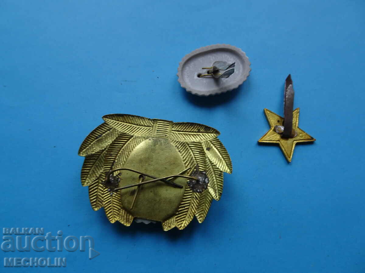 COLLECTIBLE old SOC COCKARDS - 5 COLLECTIBLE old SOC COCKARDS - 5