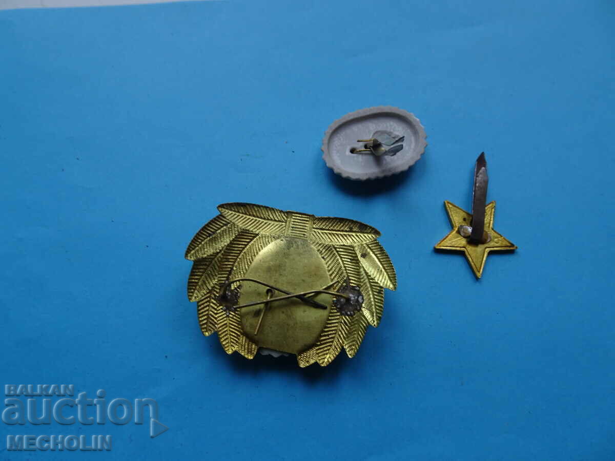 COLLECTIBLE old SOC COCKARDS - 6 COLLECTIBLE old SOC COCKARDS - 6