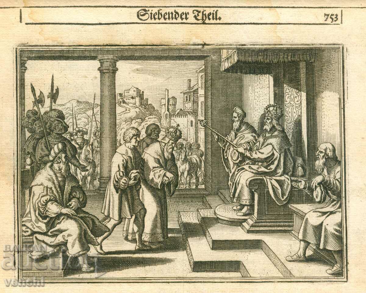 1630 - GRAVURA - CRONICA ISTORICA - ORIGINAL