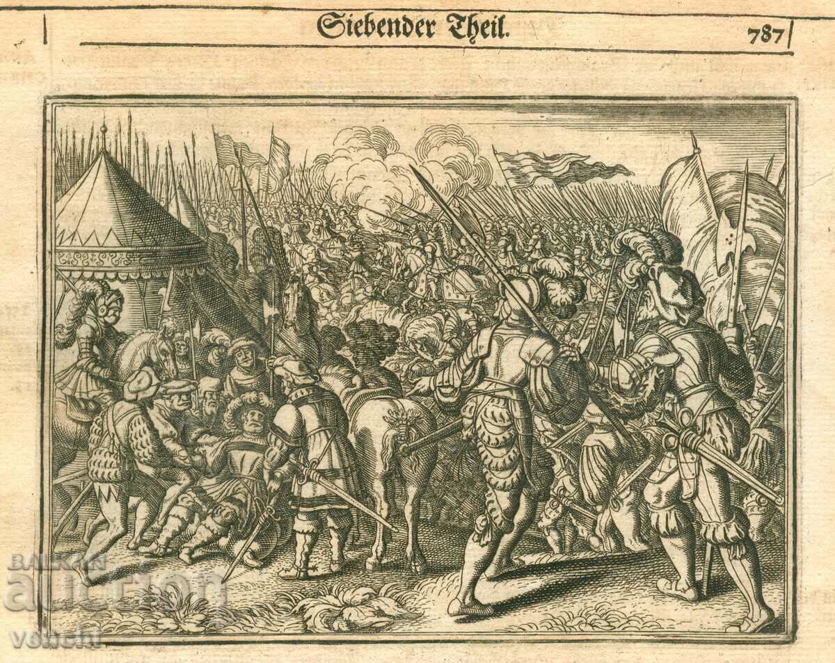 1630 - GRAVURA - CRONICA ISTORICA - ORIGINAL 1630 - GRAVURA - CRONICA ISTORICA - ORIGINAL