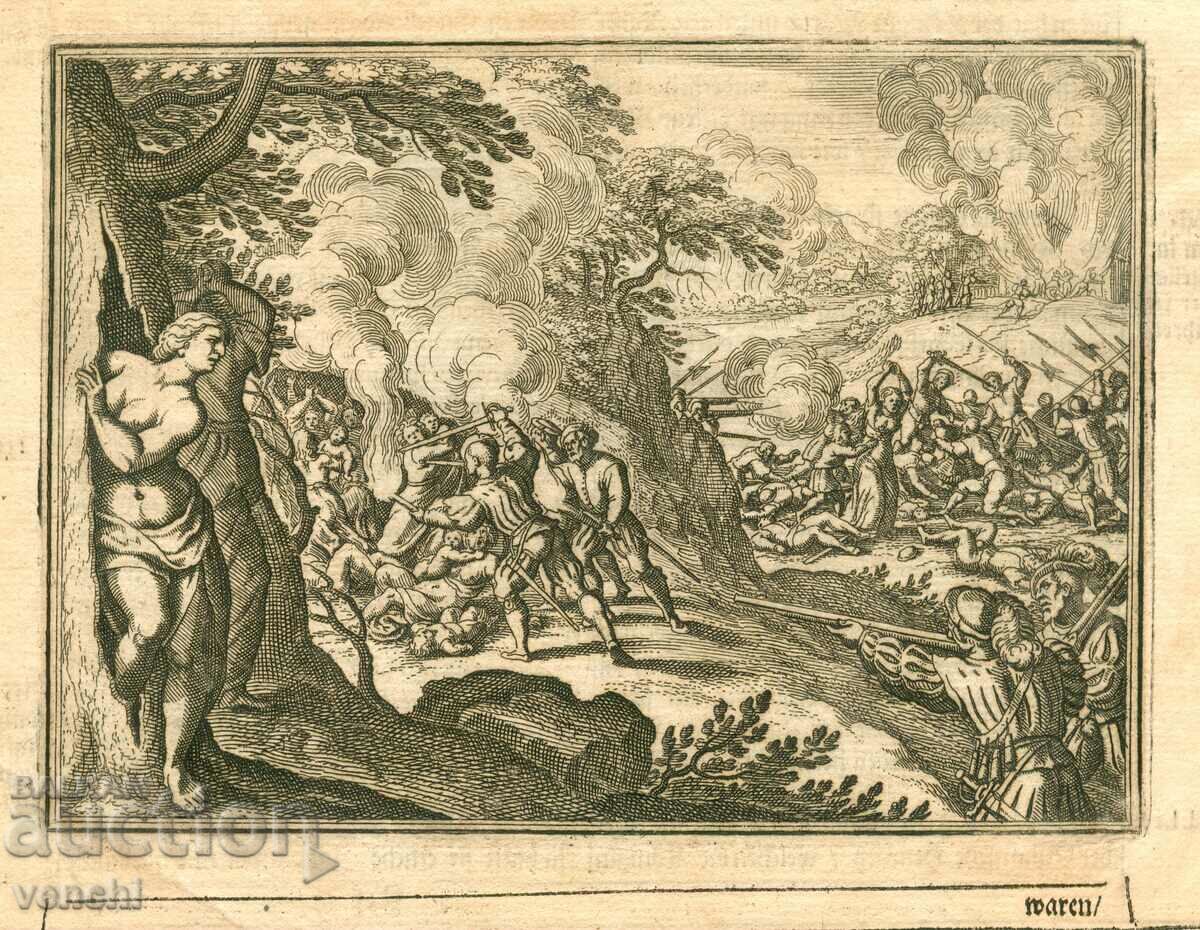 1630 - GRAVURA - CRONICA ISTORICA - ORIGINAL 1630 - GRAVURA - CRONICA ISTORICA - ORIGINAL