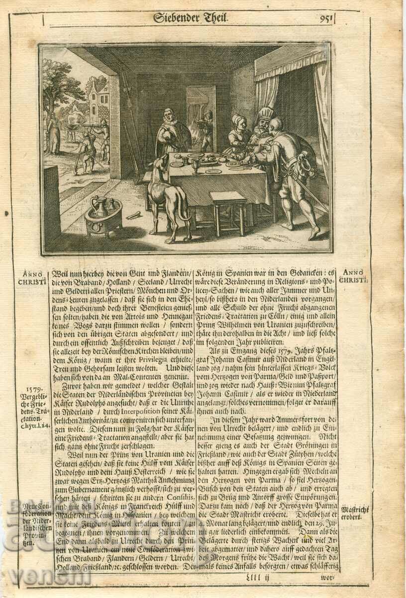1630 - GRAVURA - CRONICA ISTORICA - ORIGINAL cu preț 49.99 BGN | € 25.56 1630 - GRAVURA - CRONICA ISTORICA - ORIGINAL cu preț 49.99 BGN | € 25.56