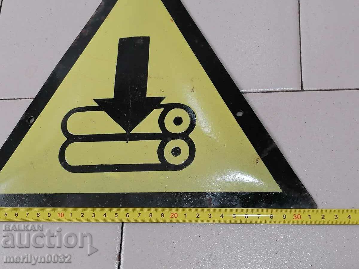 Auction Enamel social plate, NRB plate Auction Enamel social plate, NRB plate