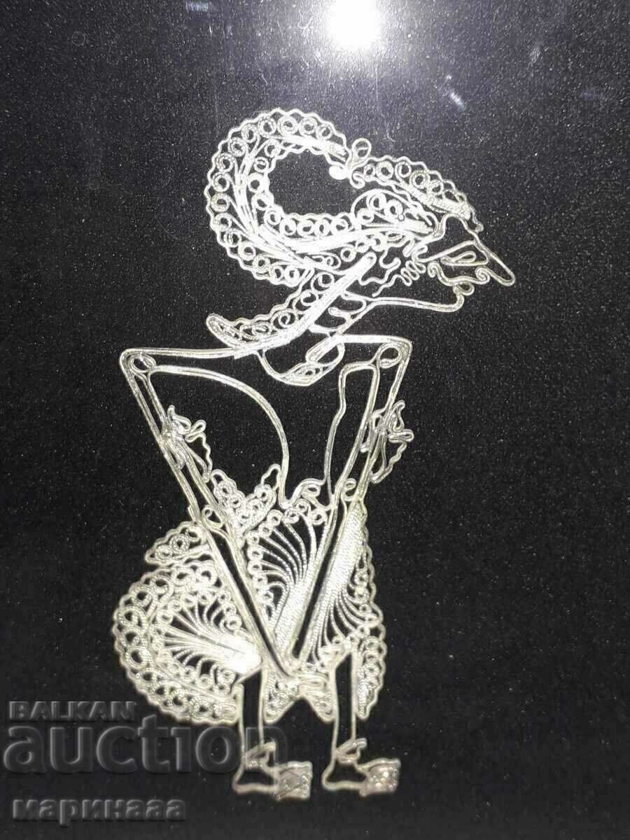 Auction PANEL WITH STERLING. SILVER. FILIGRAN Auction PANEL WITH STERLING. SILVER. FILIGRAN