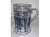 LARGE MUG. CRYSTAL GLASS. AUSTRIA