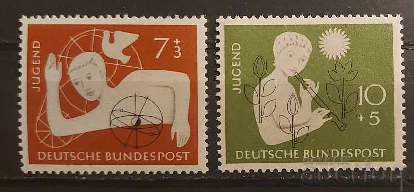 Германия 1956 Благотворителни марки/Младежки общежития MNH