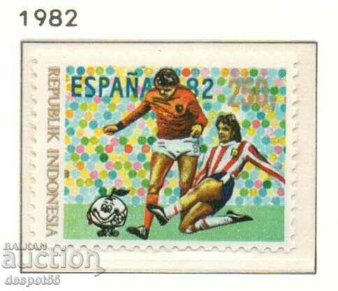 1982 Indonesia. World Cup in football - Spain '82 + Block with price 4.50 BGN | € 2.30 1982 Indonesia. World Cup in football - Spain '82 + Block with price 4.50 BGN | € 2.30