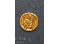 Moneda de aur Africa de Sud 1958