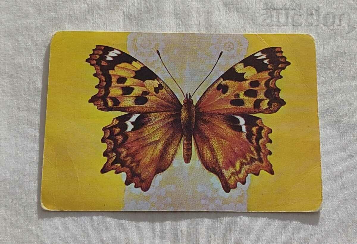 BUTTERFLY CALENDAR 1978