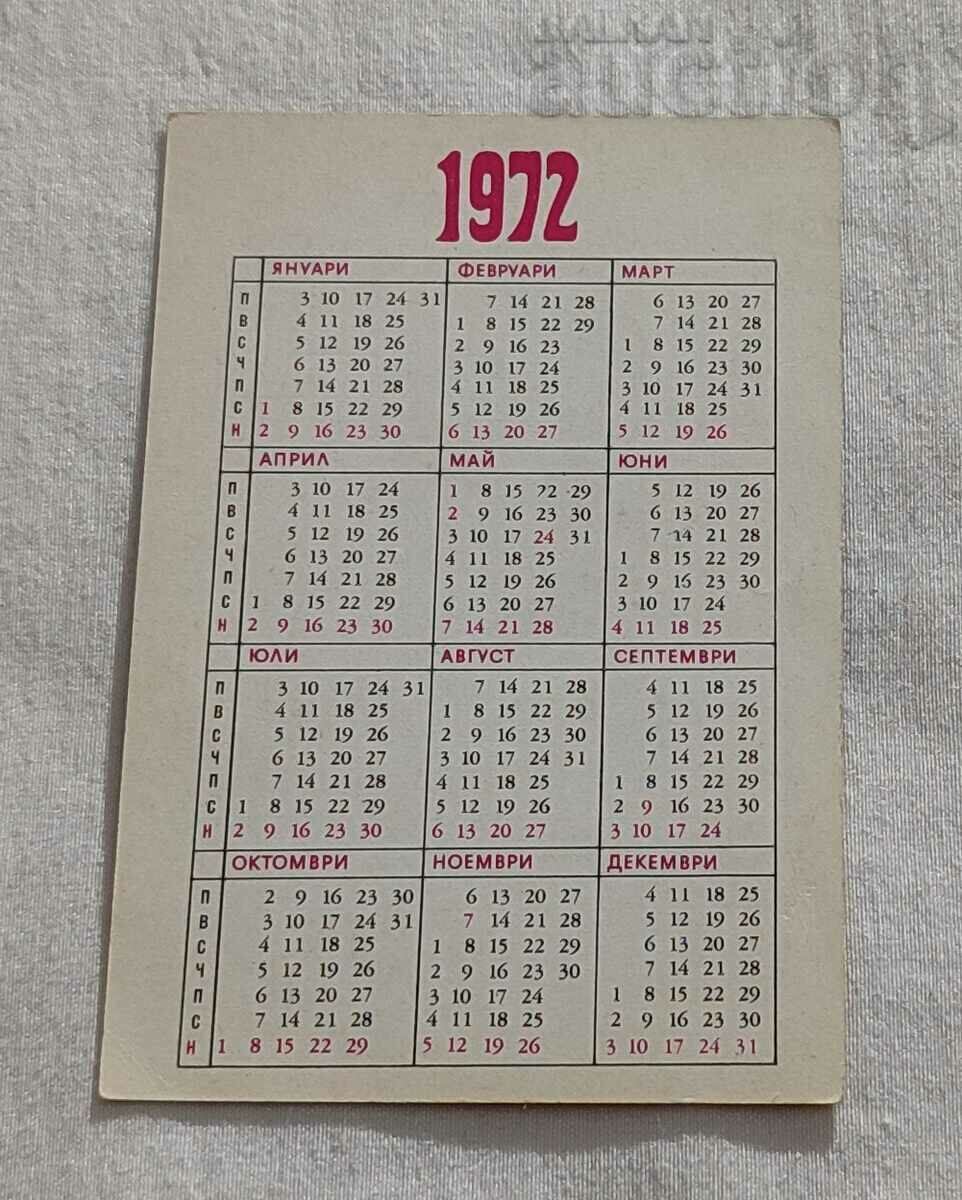 BLRS DOG CALENDAR 1972 with price 2.00 BGN | € 1.02 BLRS DOG CALENDAR 1972 with price 2.00 BGN | € 1.02