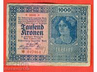 HUNGARY AUSTRIA AUSTRIA HUNGARY 1000 1 000 Krones issue 1922 2
