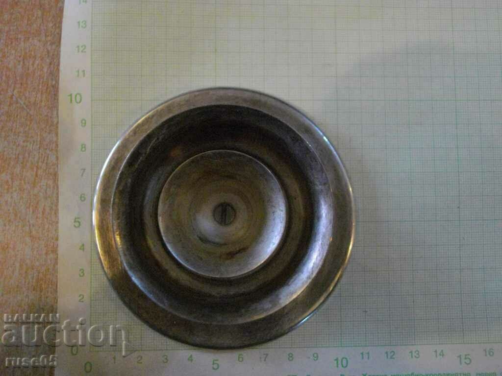 Metal candlestick - 390 g. with price 5.00 BGN | € 2.56 Metal candlestick - 390 g. with price 5.00 BGN | € 2.56