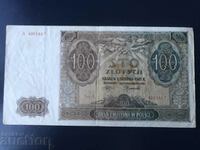 Poland 100 zlotys 1941