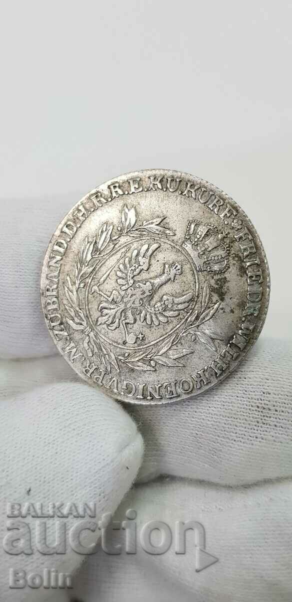 Very rare coin 2/3 thaler - Germany - PRUSSIA 1801 - 6
